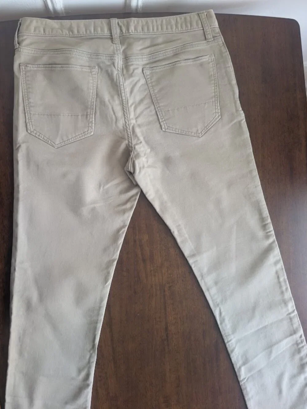 Khaki Banana Republic Traveler Jean 32x32 Skinny Fit